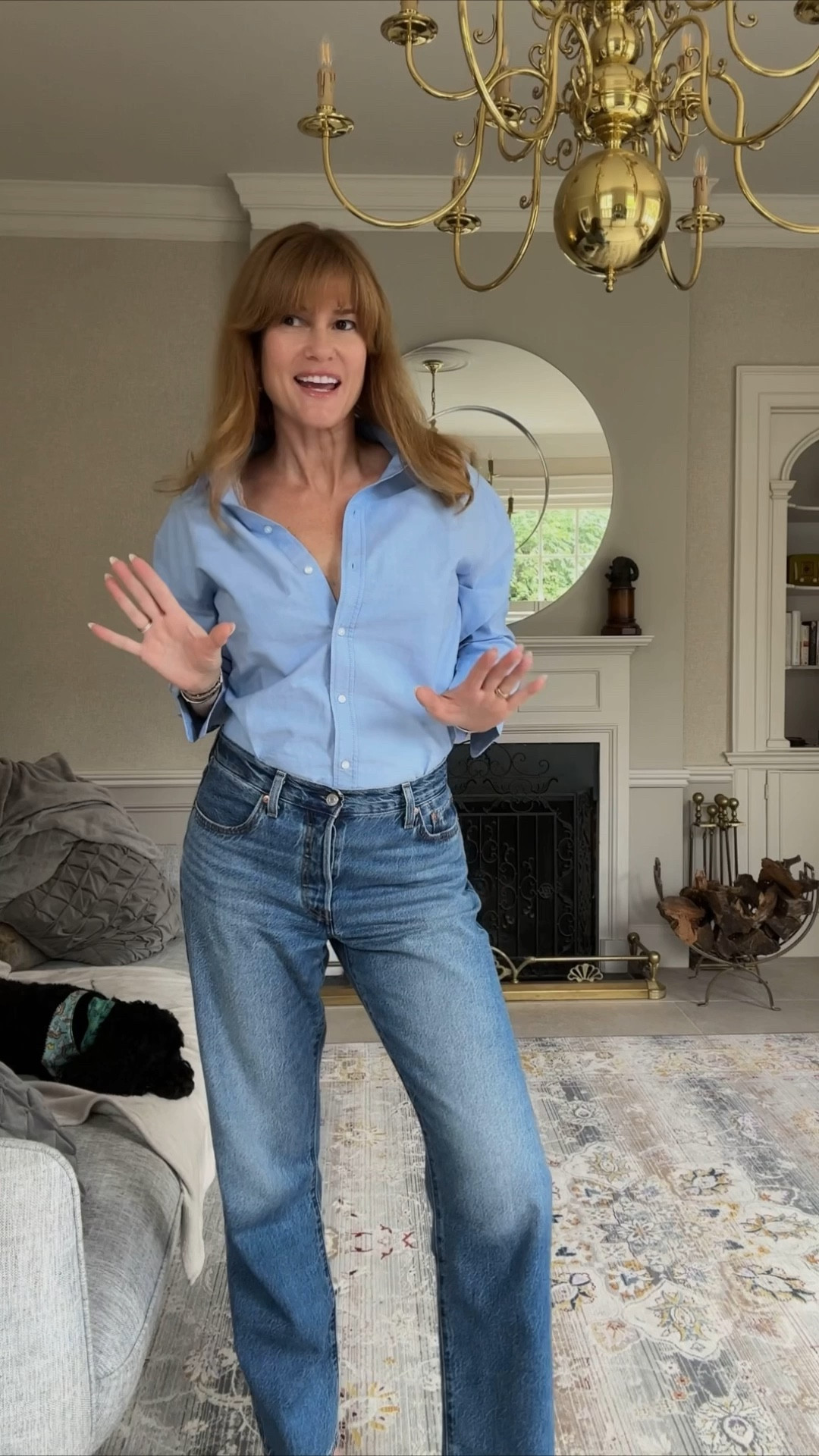Shirt and jeans blue shirt size S
Levi’s 501’s 28/32

#LTKuk #LTKstyletip #LTKsummer