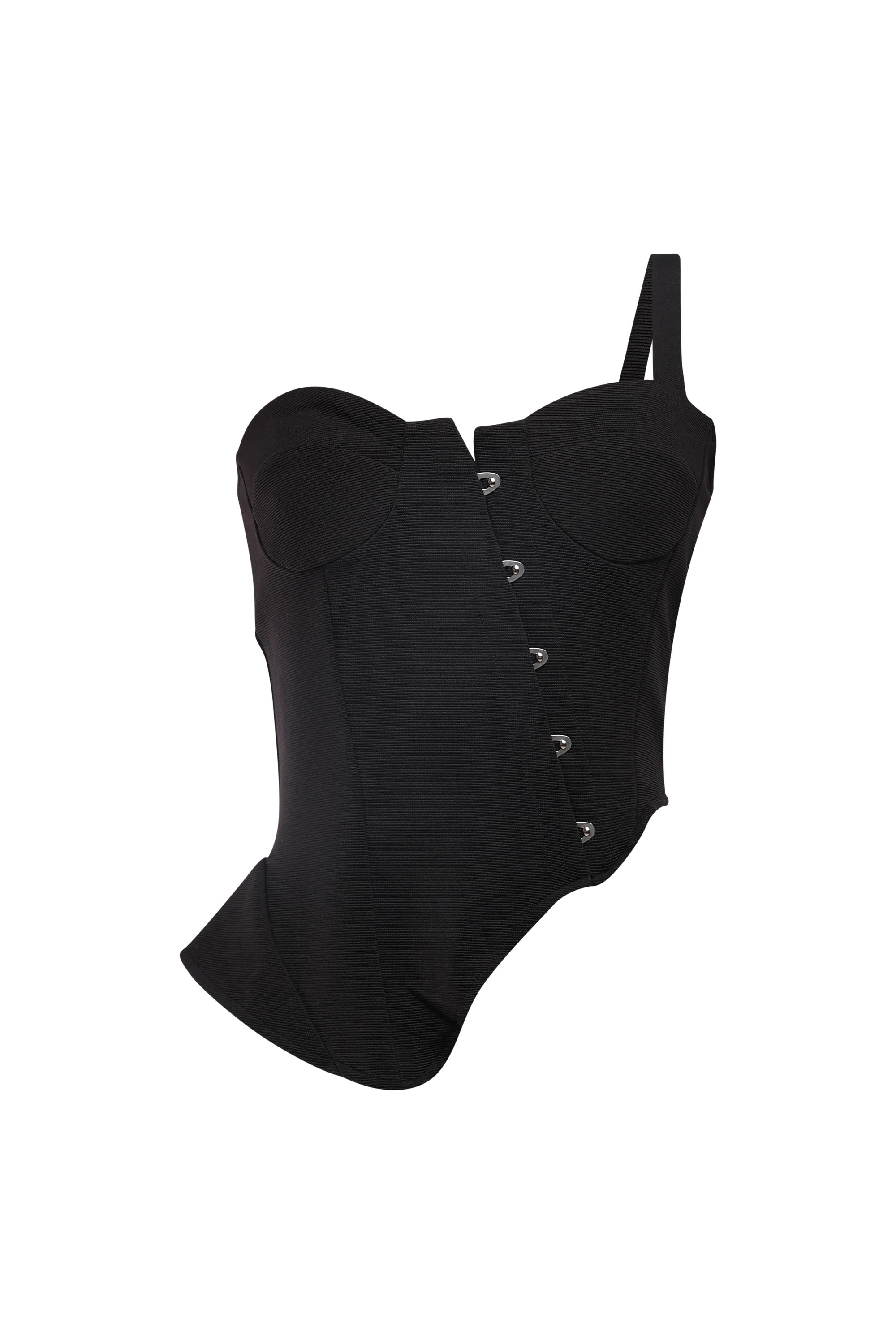 One shoulder strap asymmetrical tank top | Bogomore