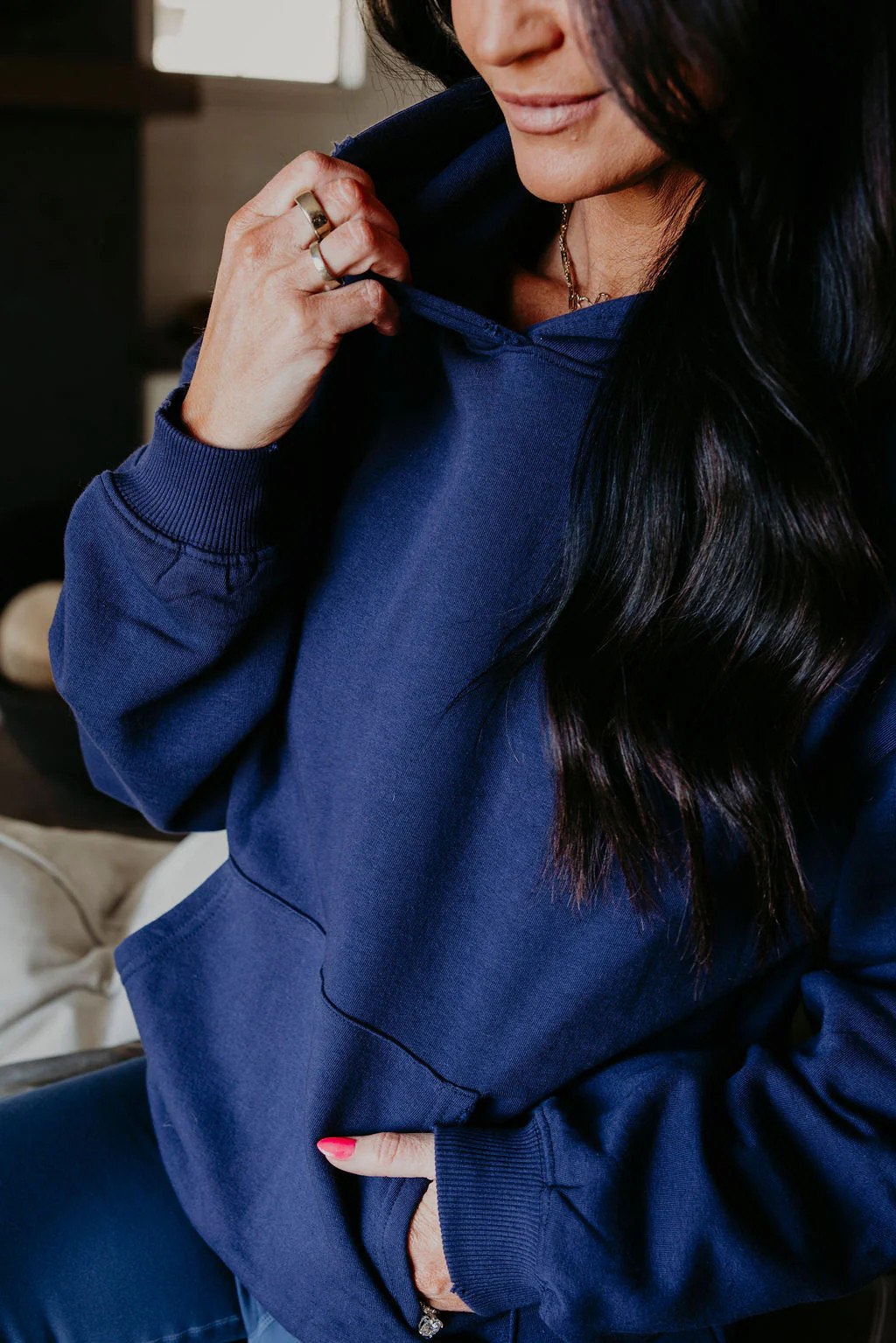 Essential Lightweight Hoodie by Lily & Lottie | Lauriebelles