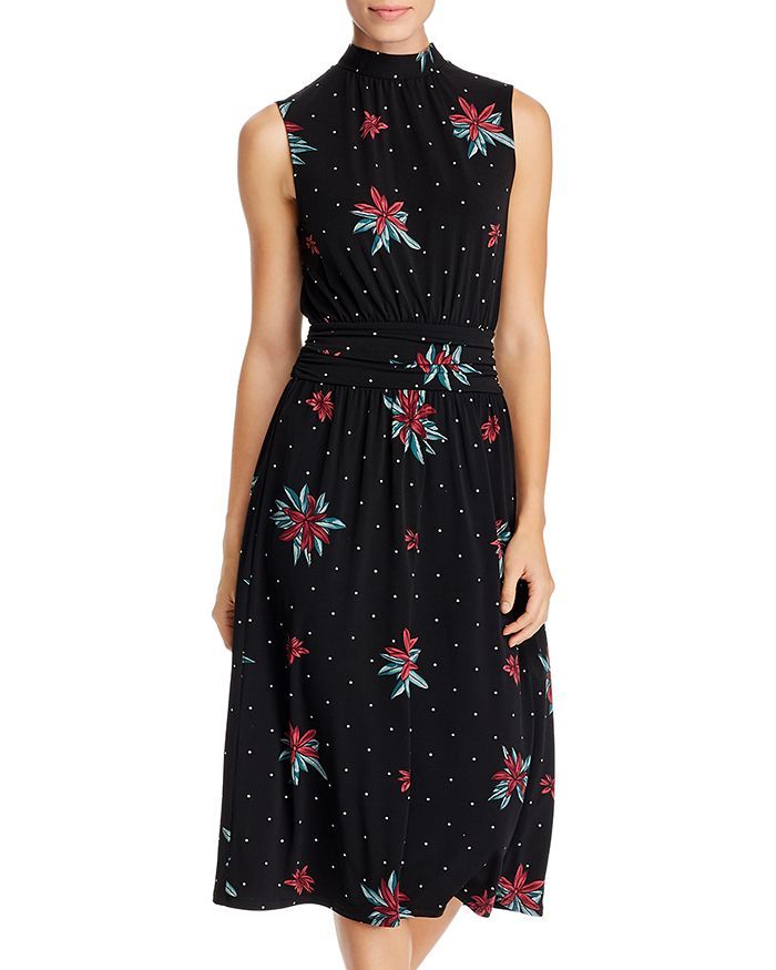 Aria Sleeveless Printed Mock-Neck Dress | Bloomingdale's (US)
