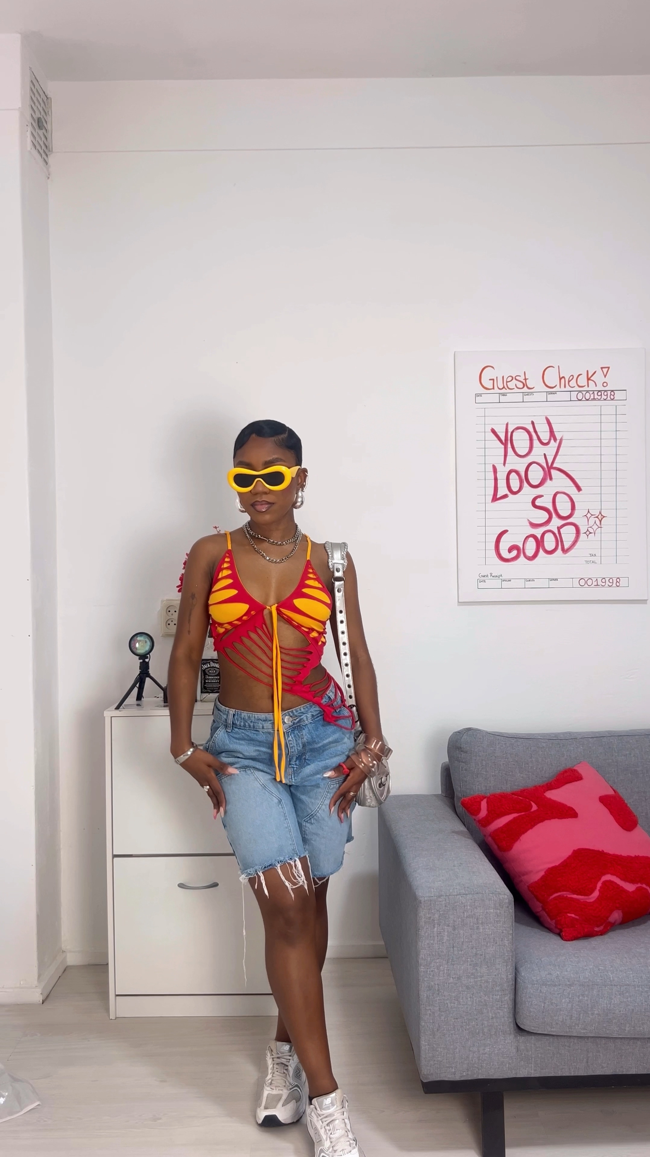 Get dressed with me for a music festival🎶 

festival outfit. color block outfit. yellow sunglasses. colorful outfit. red & yellow outfit. silver jewelry. silver necklace. chunky necklace. chunky jewelry. distressed clothing. trendy fashion. baggy jeans. baggy shorts. bershka shorts. new balance. new balance sneakers. new balance 530

#LTKsummer #LTKstyletip #LTKeurope