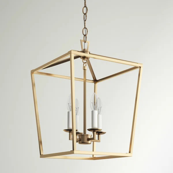 Tari 4 - Light Lantern Geometric Pendant | Wayfair Professional