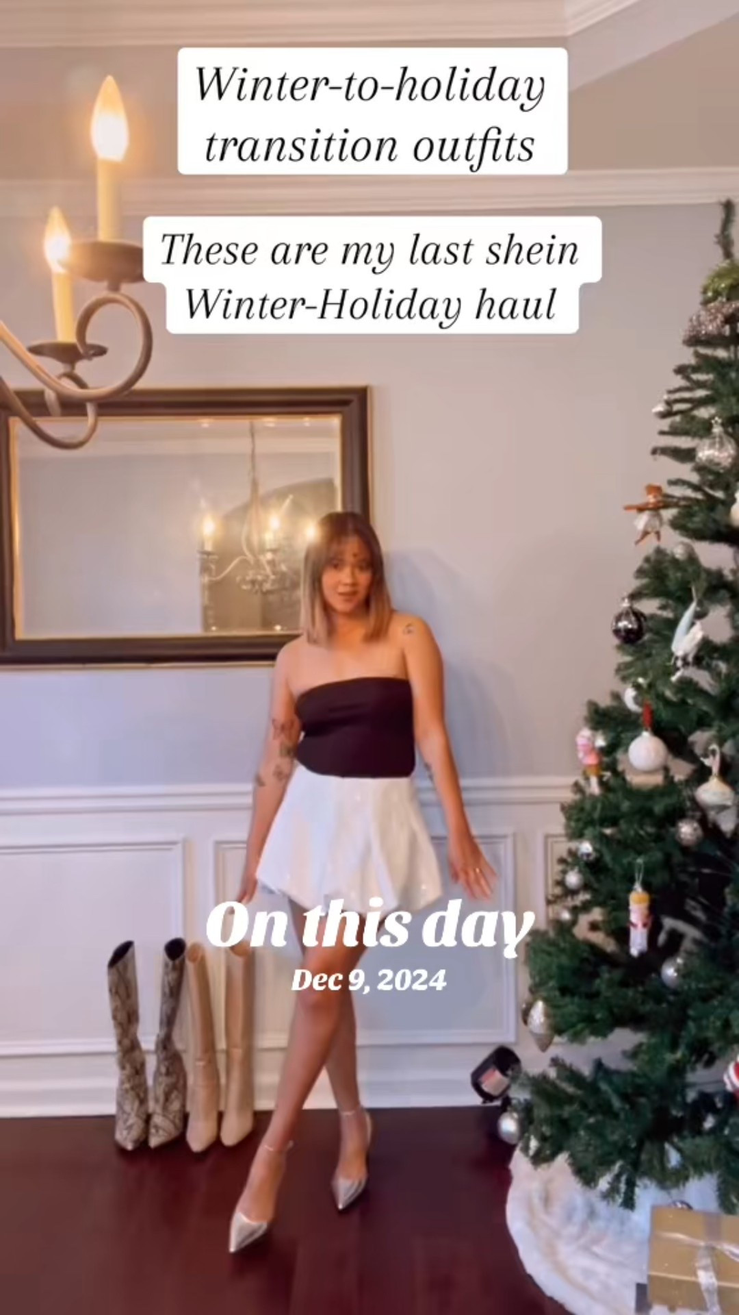 Winter to holiday outfit.

#LTKBaby #LTKHoliday