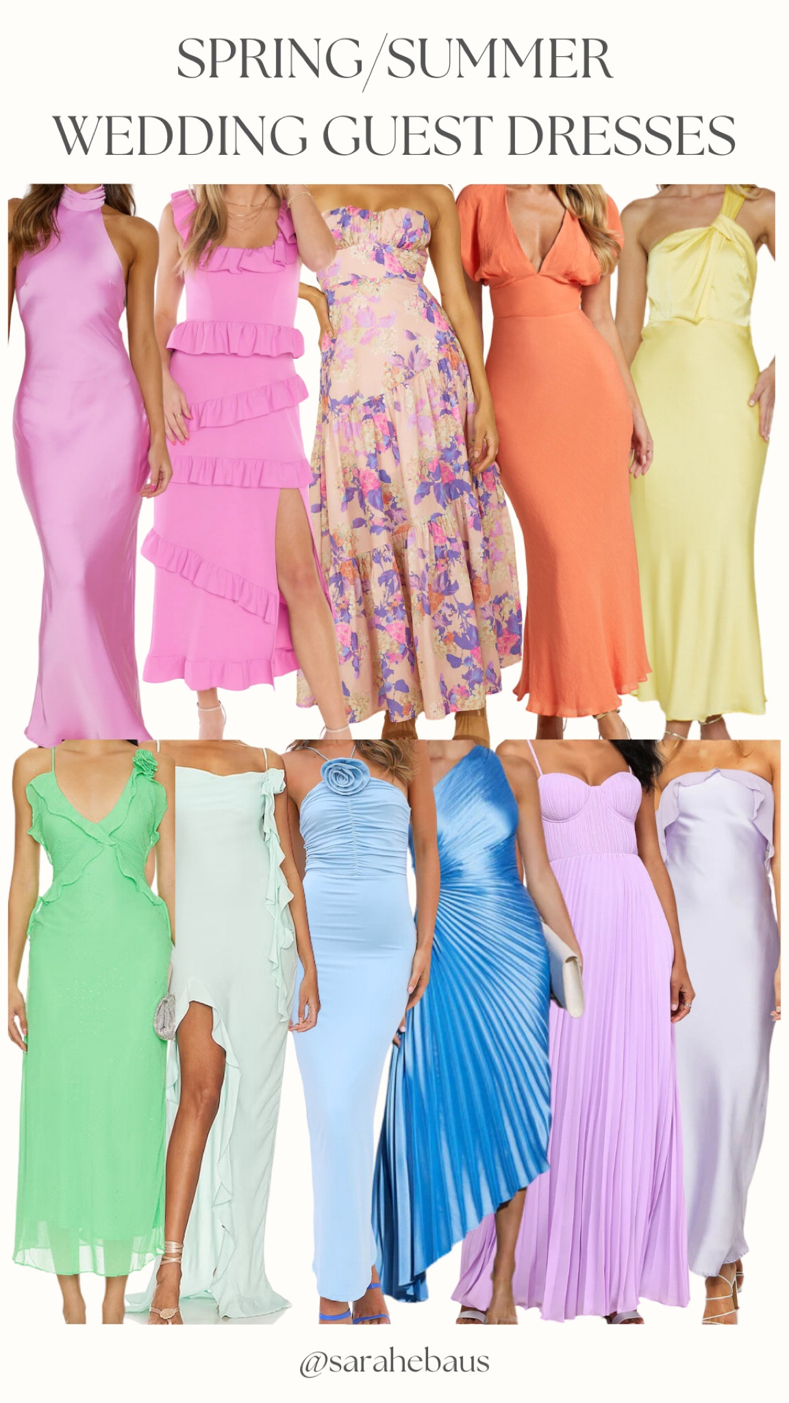 Wedding guest dress ideas perfect for this upcoming wedding season! 

Wedding guest dress, formal dress, semiformal dress, maxi dress, revolve dress, spring dress, summer outfits, spring wedding, summer wedding

#LTKfindsunder100 #LTKwedding #LTKSeasonal