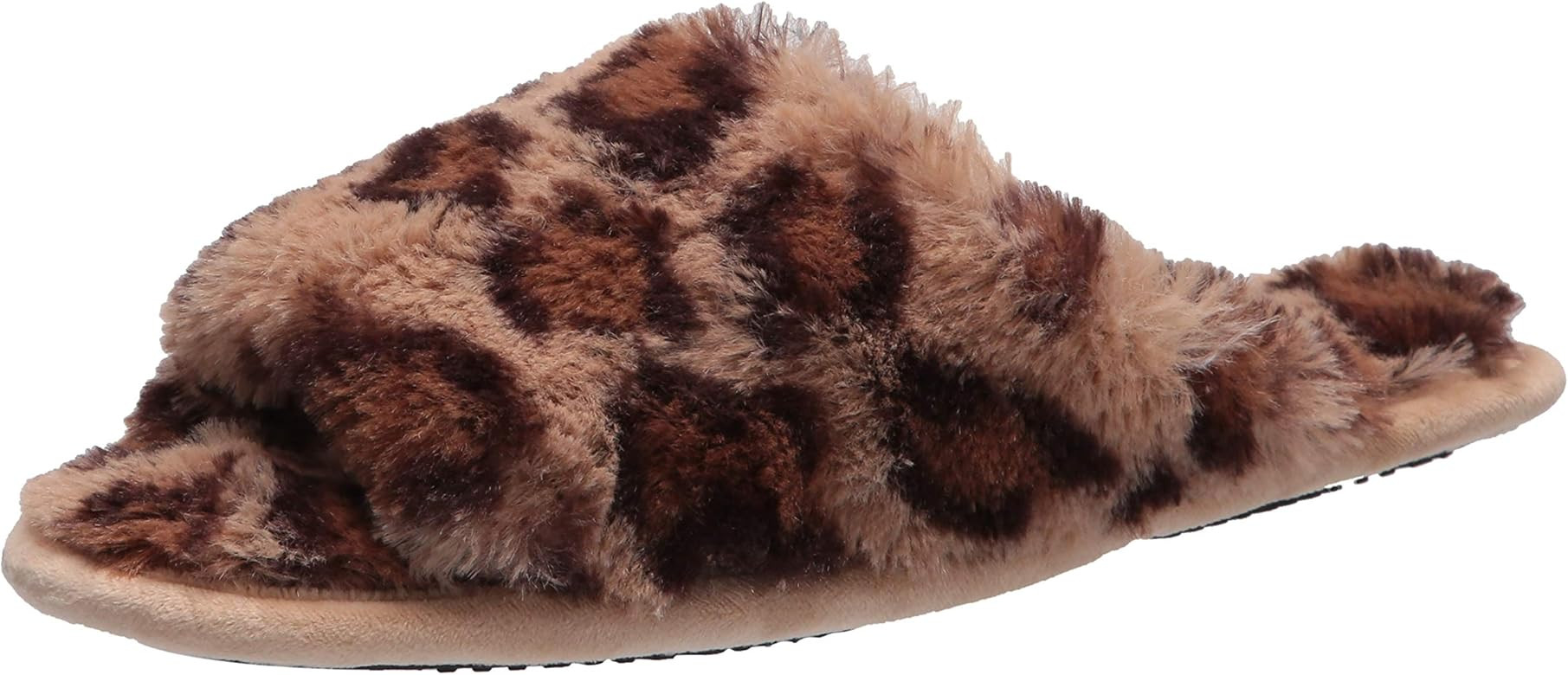 Dearfoams Women's Cindy Furry Slide Slipper | Amazon (US)