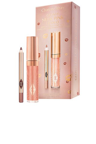 Charlotte Tilbury Glossy Nude Pink Lip Duo from Revolve.com | Revolve Clothing (Global)