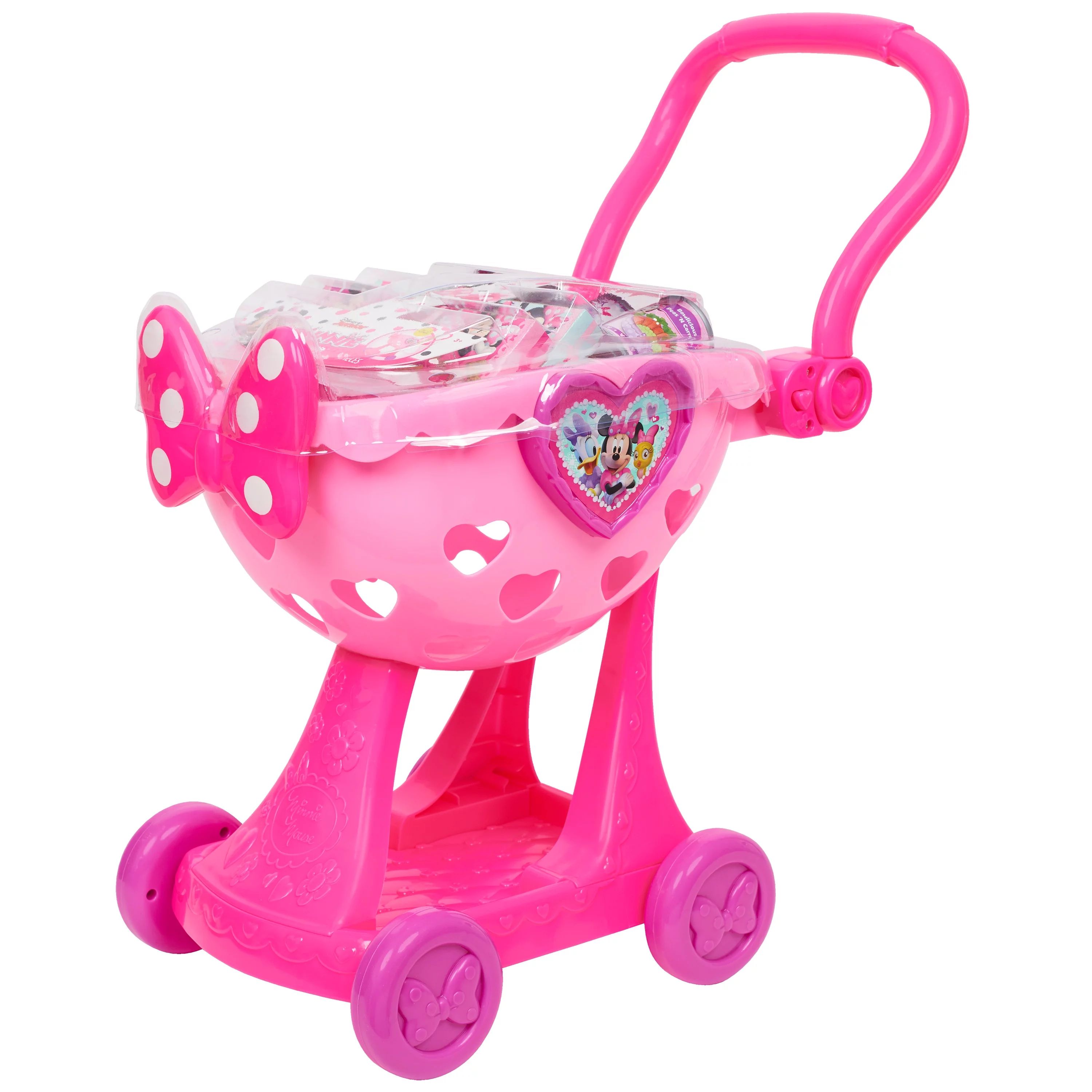 Minnie's Happy Helpers Bowtique Shopping Cart, Bulk, Ages 3 Up, by Just Play | Walmart (US)