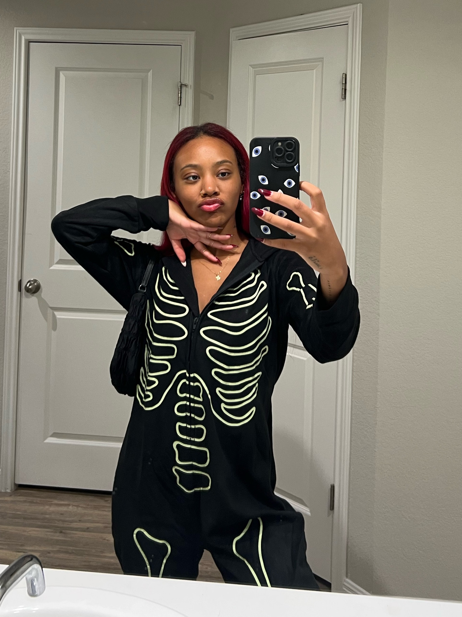 skeleton glow in the dark onesie 🤍🕷️

#LTKSeasonal #LTKHoliday #LTKHalloween