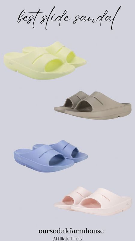 Comfortable slide, best slide sandals, oofos slides, summer shoes, pool sandals, waterproof sandals, orthopedic sandals, popular shoes 

#LTKShoeCrush #LTKStyleTip