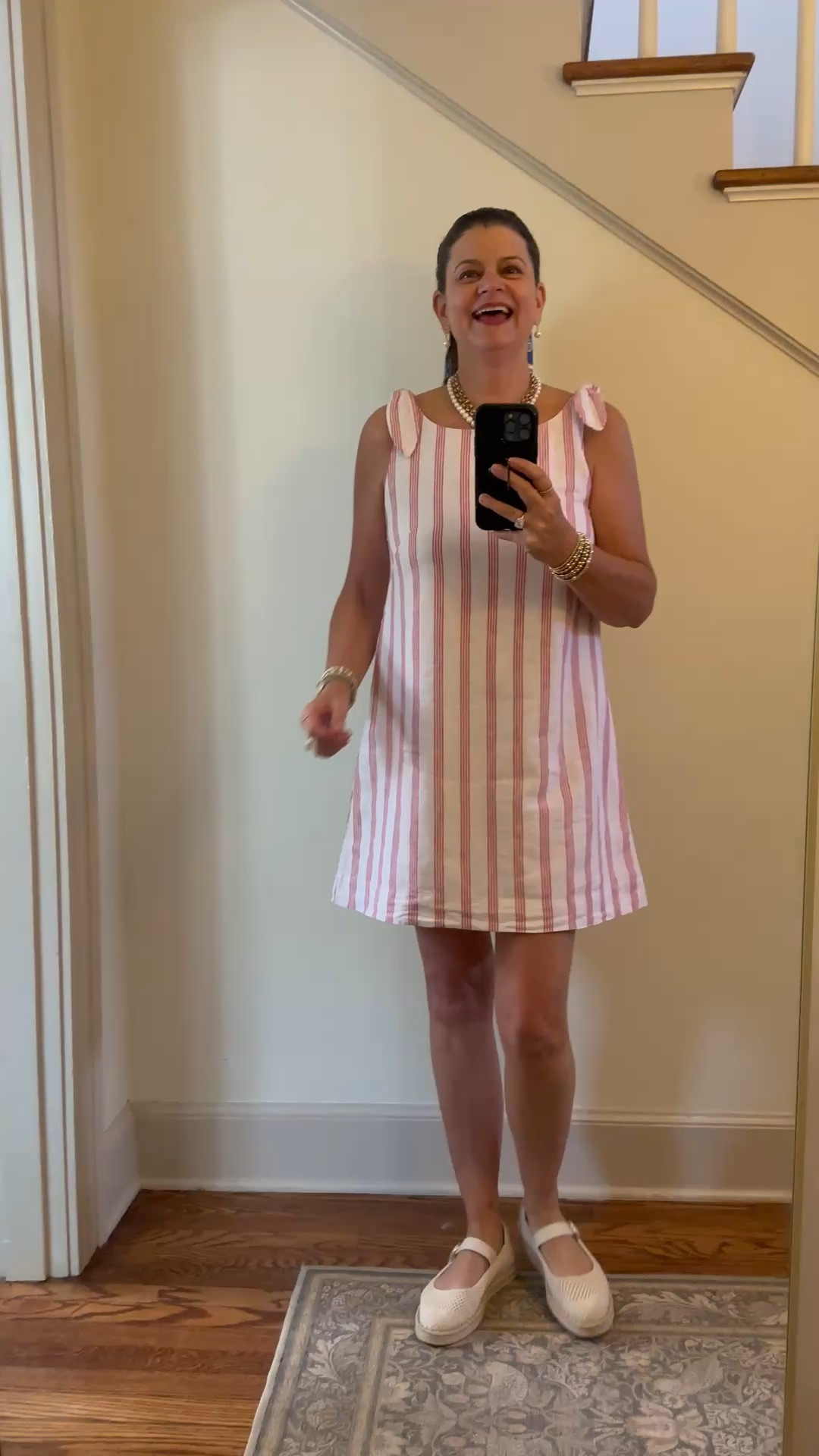 The perfect shift dress to look pulled together while being cool in this hot weather! It is on sale and I am wearing a medium.

#LTKWorkwear #LTKSaleAlert #LTKOver40