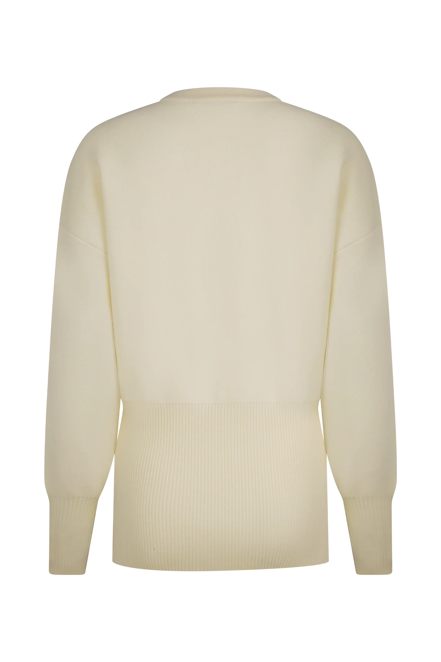 Alexia Buttoned Oversized Cardigan - Ivory | Meshki (APAC)