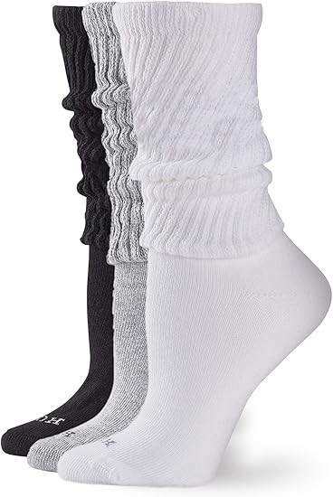 HUE Women's Slouch Socks 3 Pair Pack | Amazon (US)
