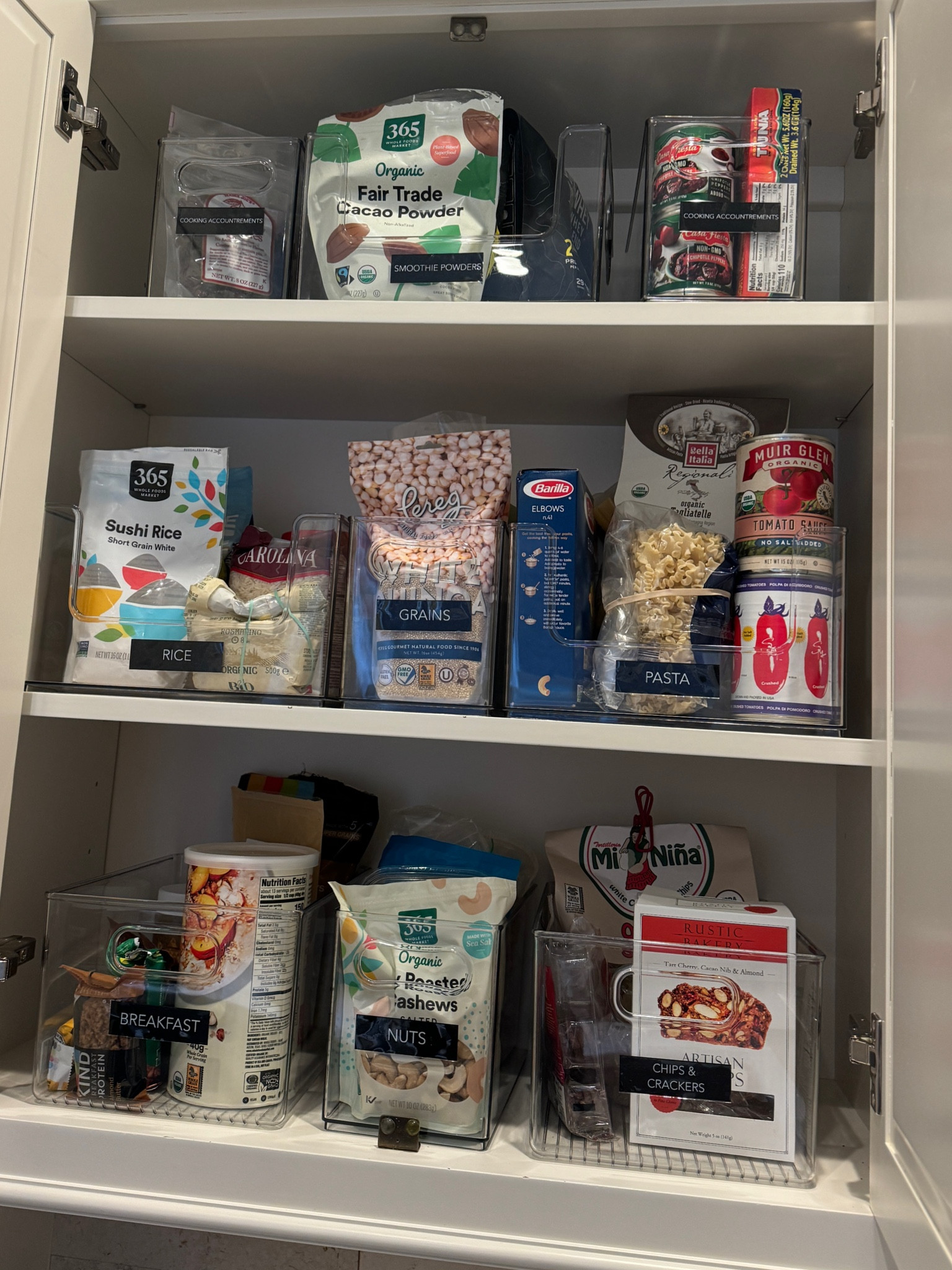 Cabinet organization ✨✨

#LTKHome #LTKFamily #LTKFallSale