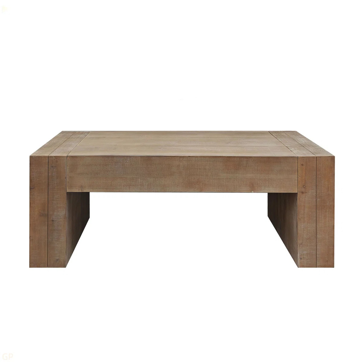 Rustic Wood Coffee Table, 49In Modern Farmhouse Rectangular Table For Living Room | Wayfair North America