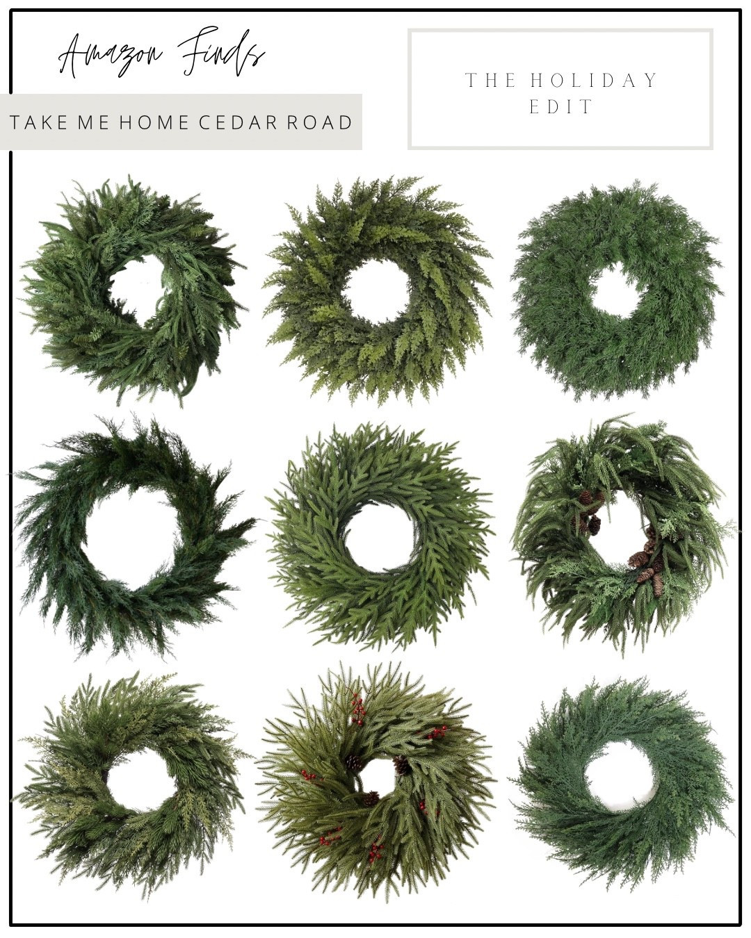 Amazon top rated Christmas wreaths

Real touch wreath, Christmas wreath, Christmas front porch, cedar wreath, Norfolk pine wreath , Christmas decor 

#LTKHome #LTKFindsUnder100 #LTKSaleAlert