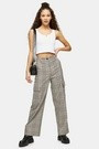 Check Utility Slouch Trousers | Topshop ES, IE, IT, NL