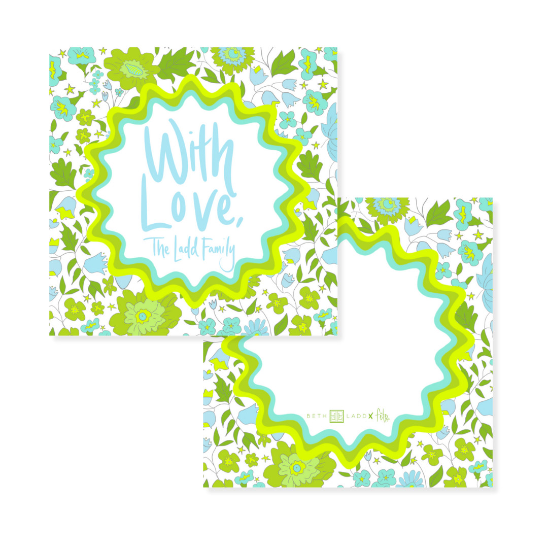 Summer In Bloom Gift Tags or Stickers | Fete Papier