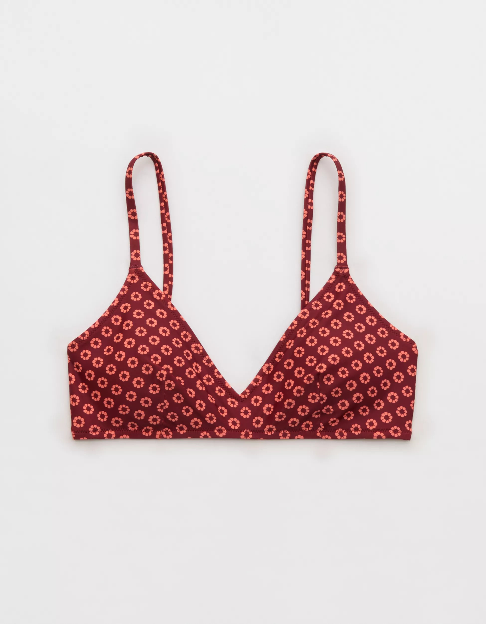 Aerie Skinny Strap Voop Bikini Top | Aerie