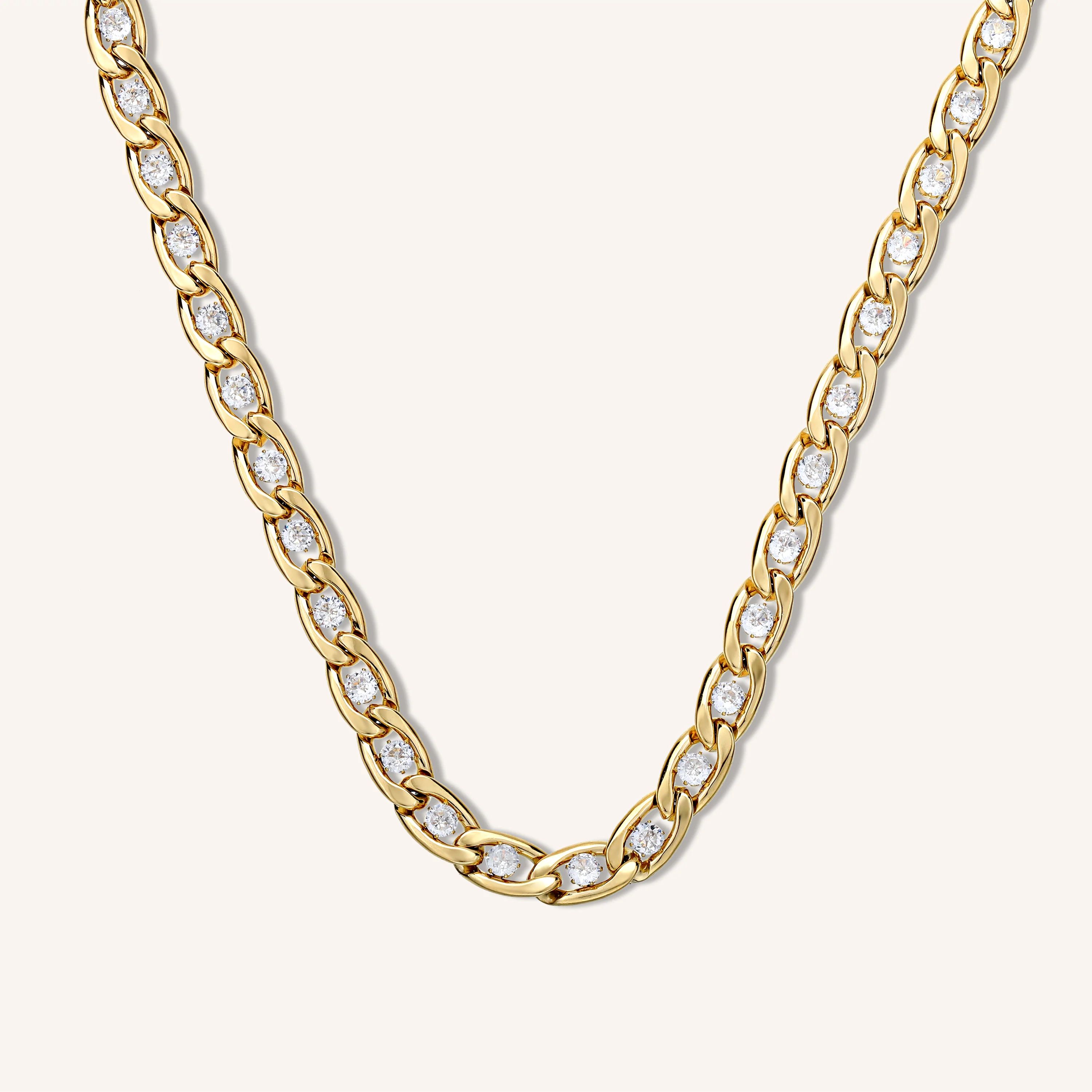 The Swiftie Chain Crystal Necklace | Victoria Emerson