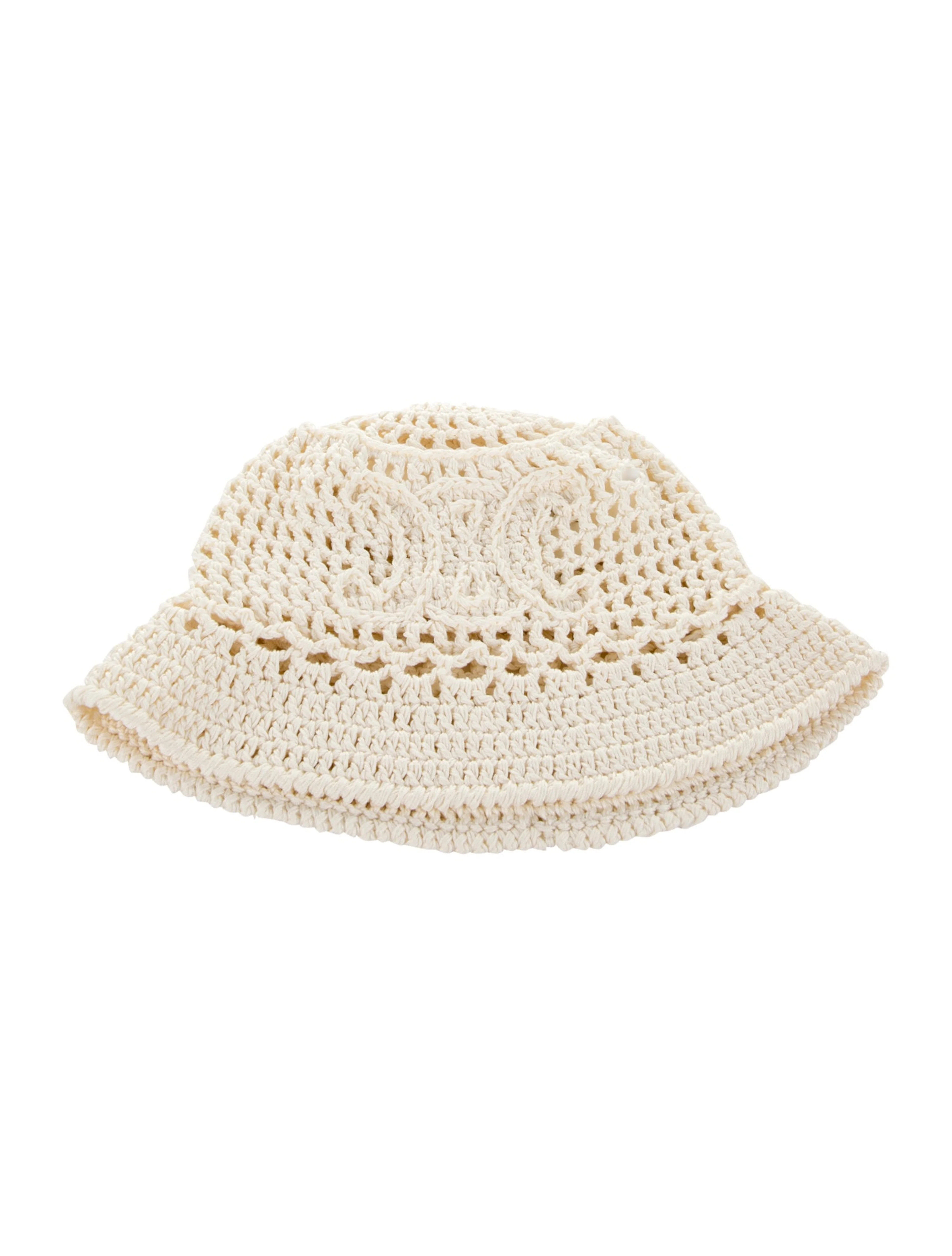 Crochet Knit Triomphe Bucket Hat | The RealReal
