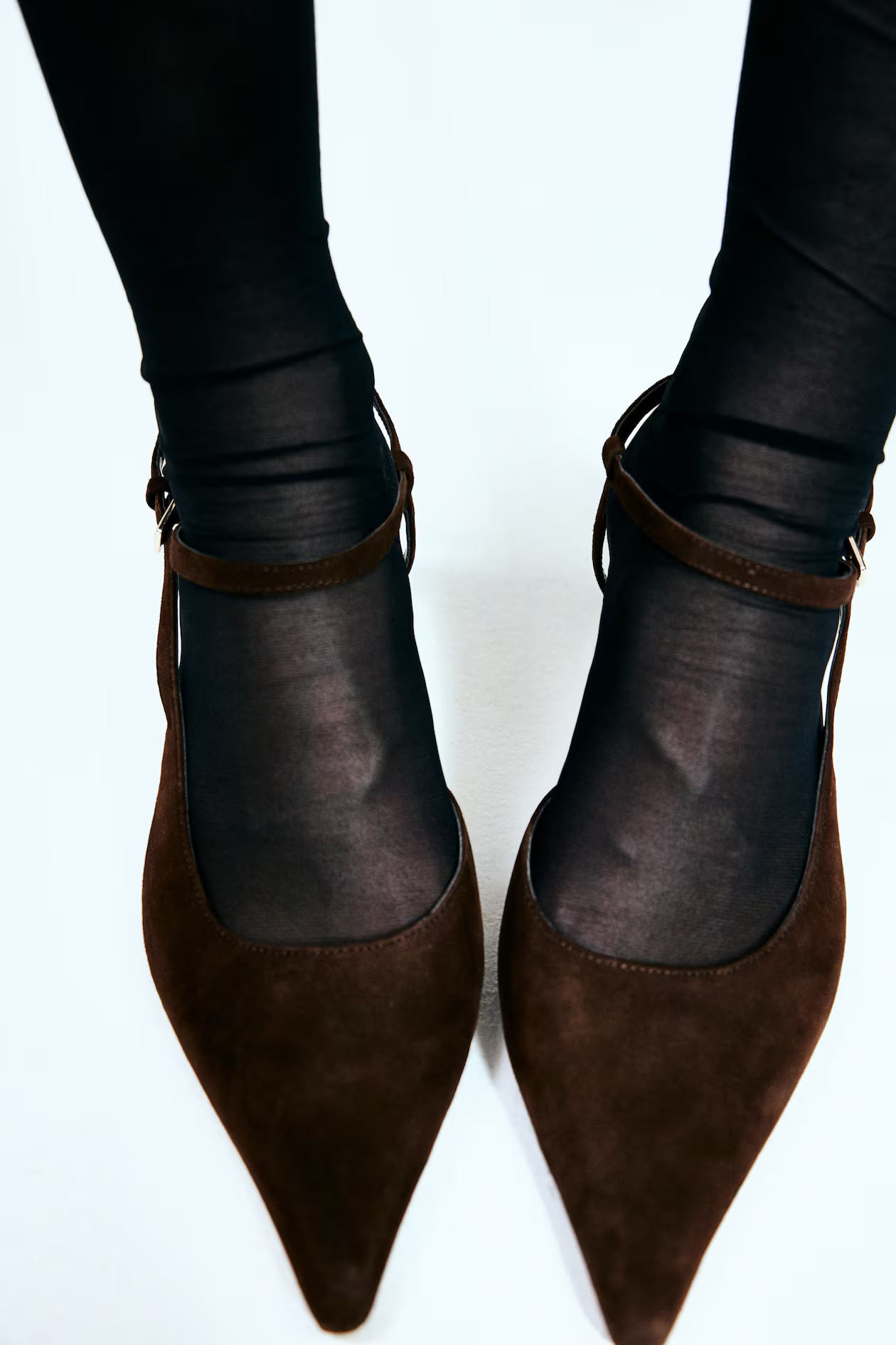 Pointed-Toe Leather Pumps - Black - Ladies | H&M US | H&M (US + CA)