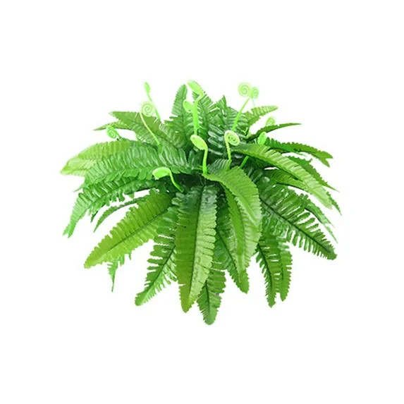 Liulin 1Pc Artificial Ferns for Outdoors, Artificial Boston Fern Bush, Realistic Fake Ferns for H... | Walmart (US)