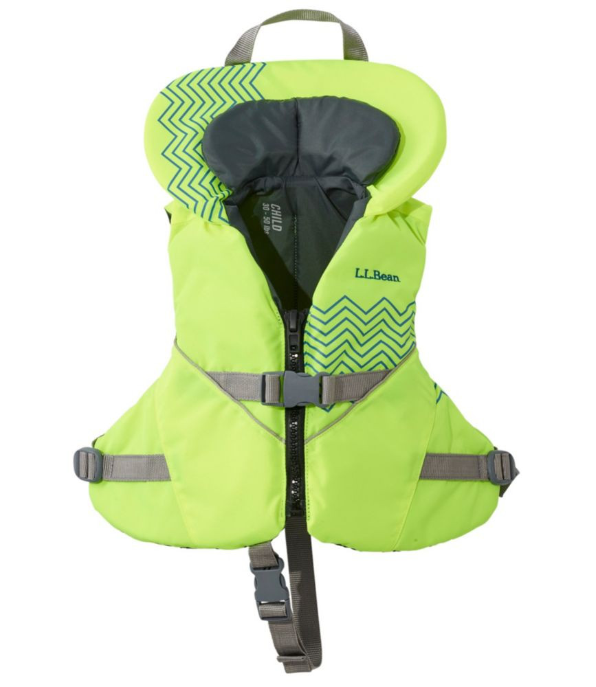 Kids' Discovery Child PFD - Life Jackets & Vests Yellow Neon Yellow/Gray L.L.Bean | L.L. Bean