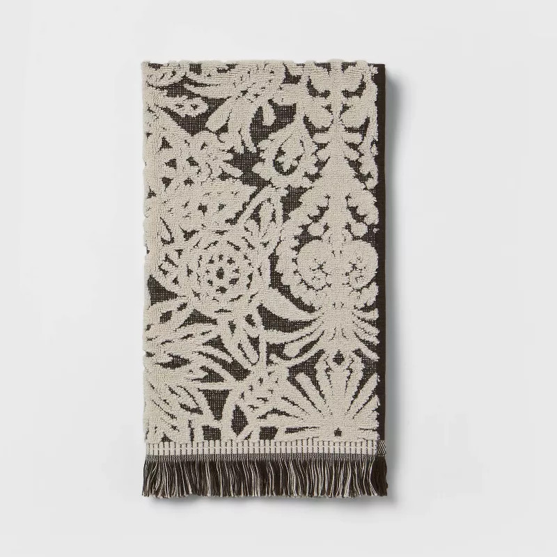 Allover Pattern Towels Black/White - Opalhouse™ | Target