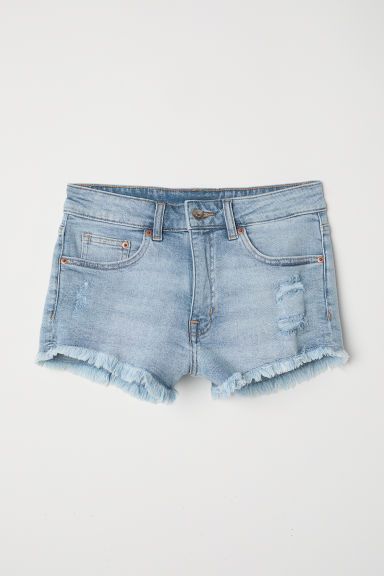 H & M - Short Denim Shorts - Blue | H&M (US + CA)