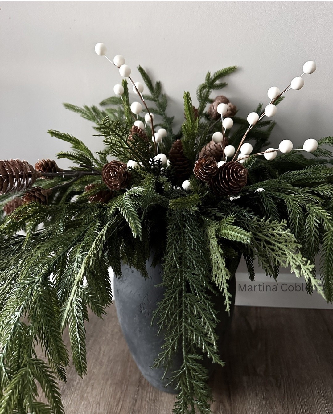 Most of my stems in this winter bouquet are 20% off. 


•Norfolk pine •cedar stem •Christmas •Christmas decor •winter bouquet •Christmas 2025 •greenery •florals 

#LTKSeasonal #LTKHoliday #LTKHome