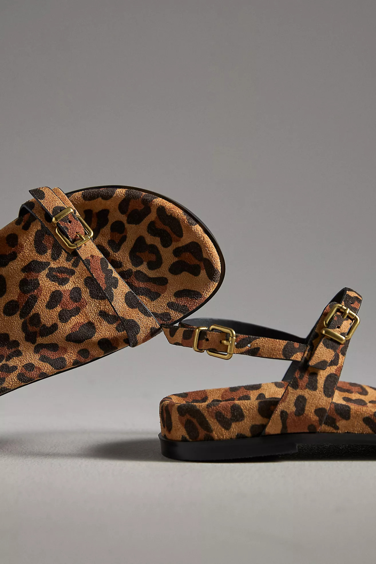 Bibi Lou Skinny Buckle Slingback Sandals | Anthropologie (US)