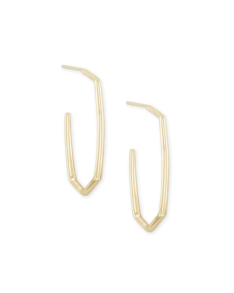 Ellen Hoop Earrings In 18k Gold Vermeil | Kendra Scott