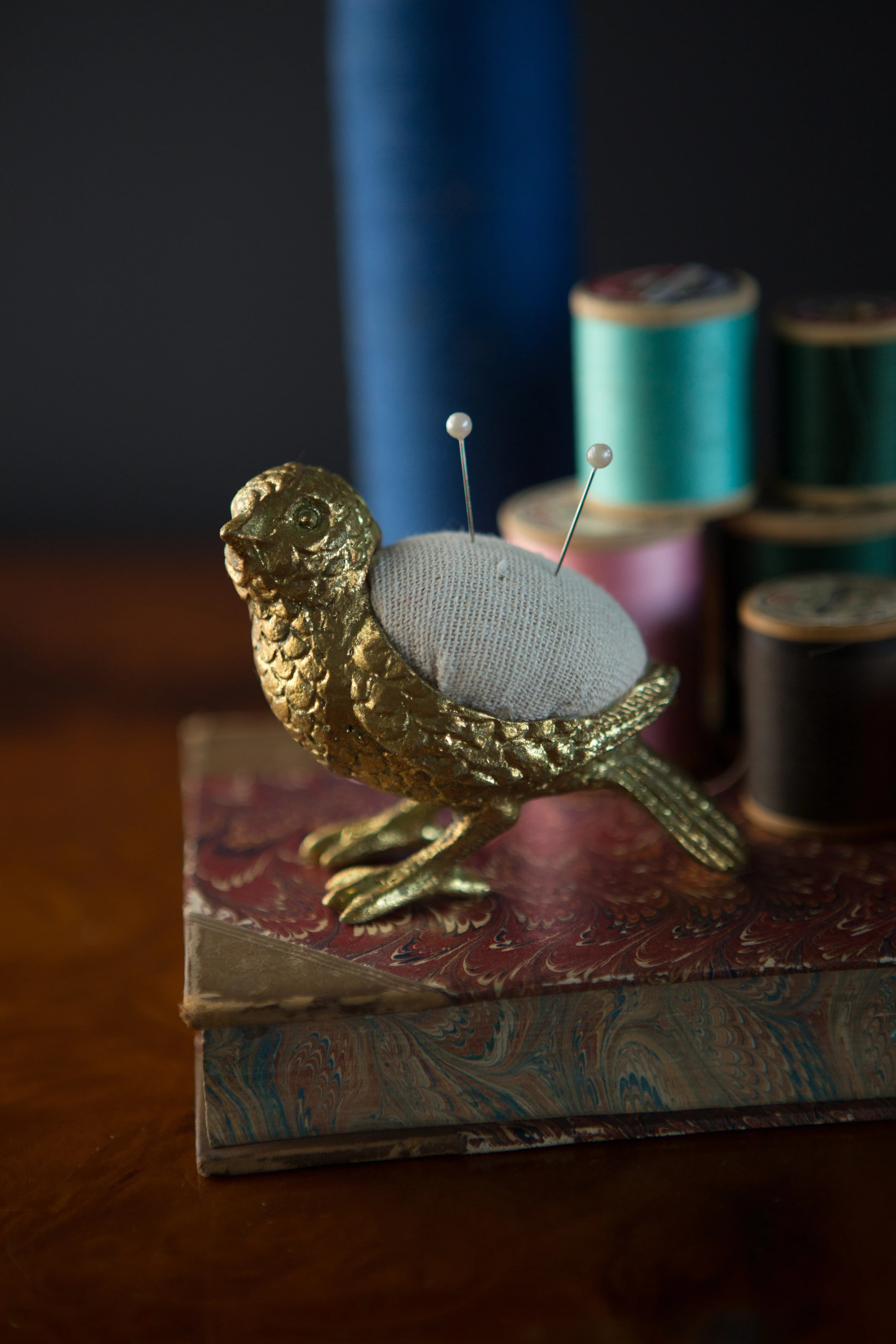 Carole Pewter Bird Pin Cushion | Wayfair North America