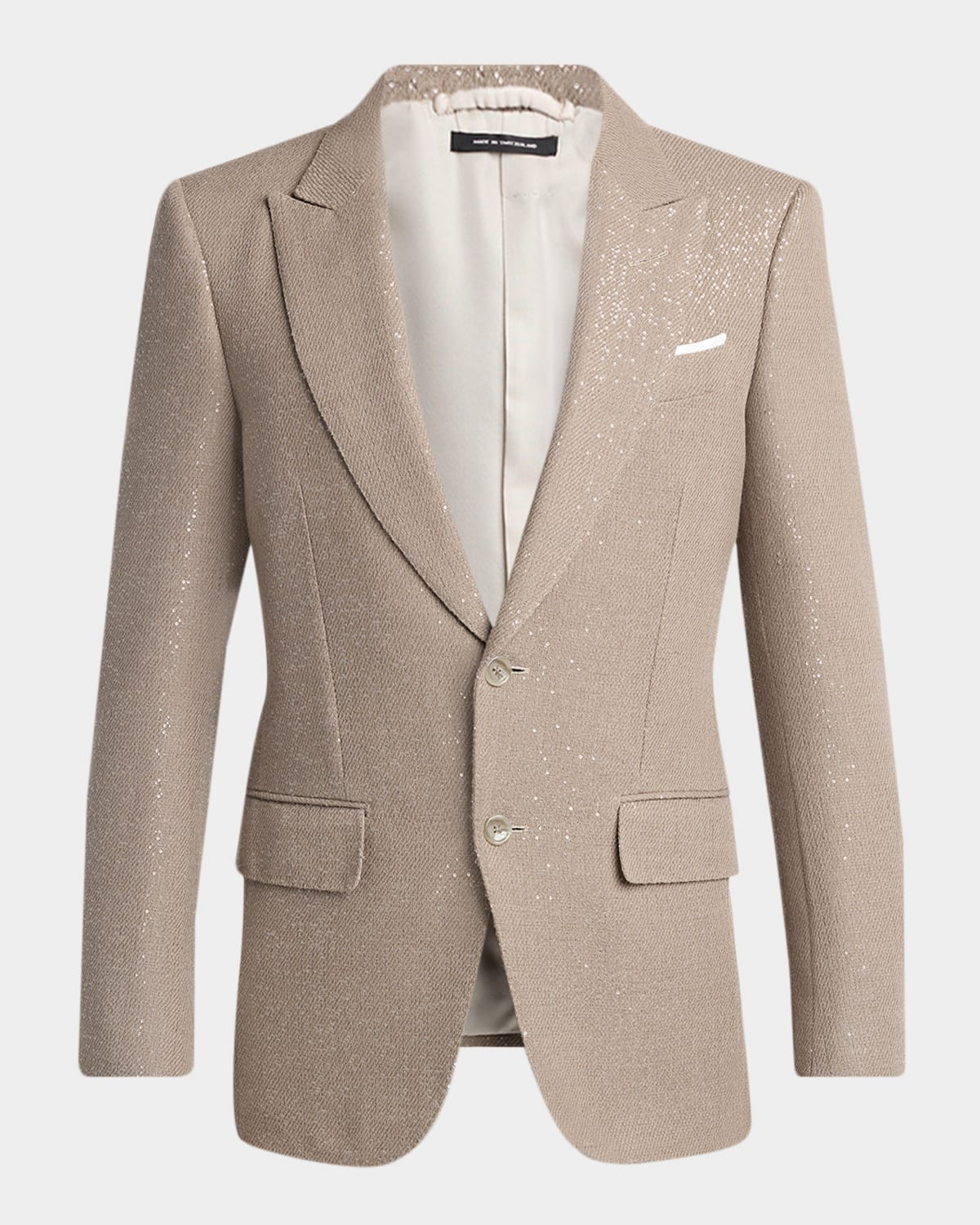 Men & apos;s Sequin Boucle Peak Lapel Sport Coat | Neiman Marcus