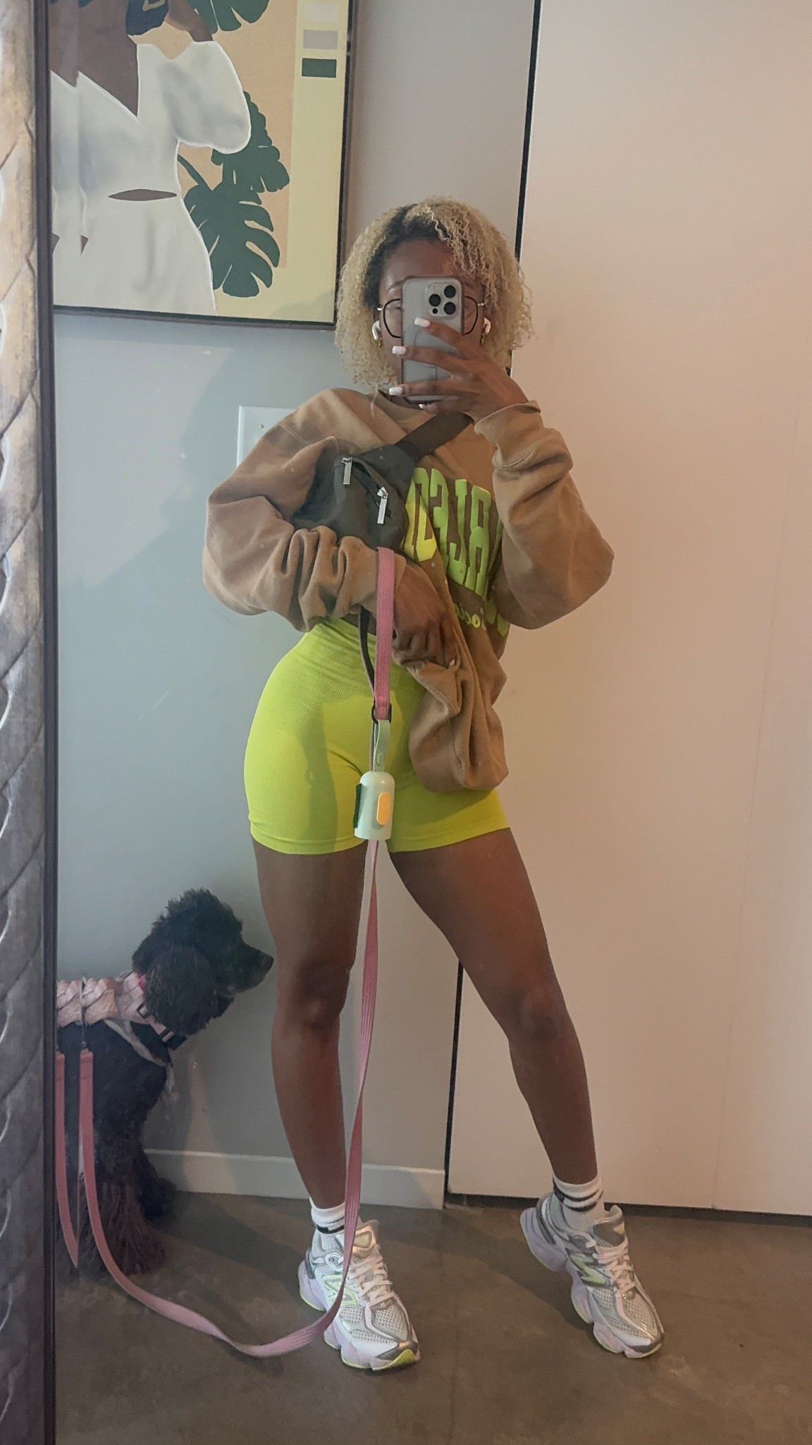 Hot Girl Walk with my puppy. 🐶 She loves going in long walks in the morning now that the weather is nice! 

#LTKActive #LTKShoeCrush