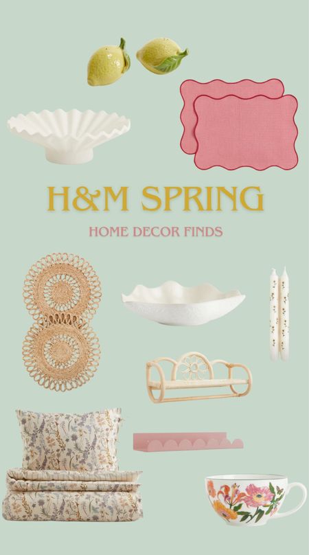 H&M spring home finds! 

#LTKstyletip #LTKhome #LTKfindsunder100