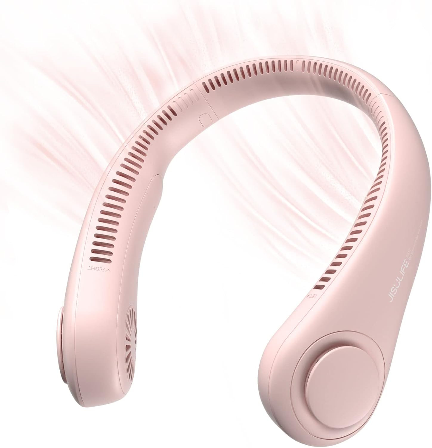 JISULIFE Portable Neck Fan, Hands Free Bladeless Fan, 4000 mAh Battery Operated Wearable Personal... | Amazon (US)