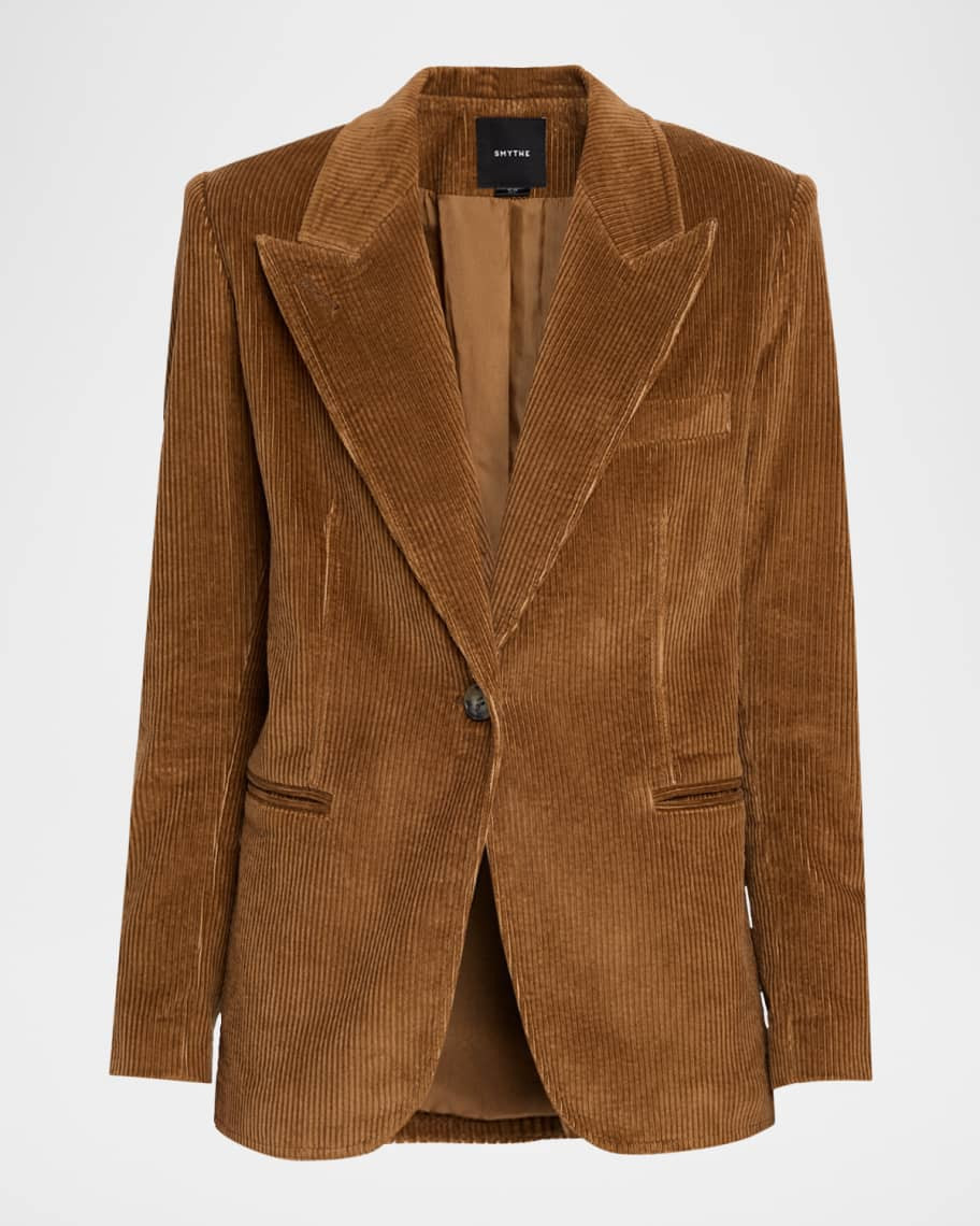 Smythe 90s Oversized Corduroy Blazer | Neiman Marcus