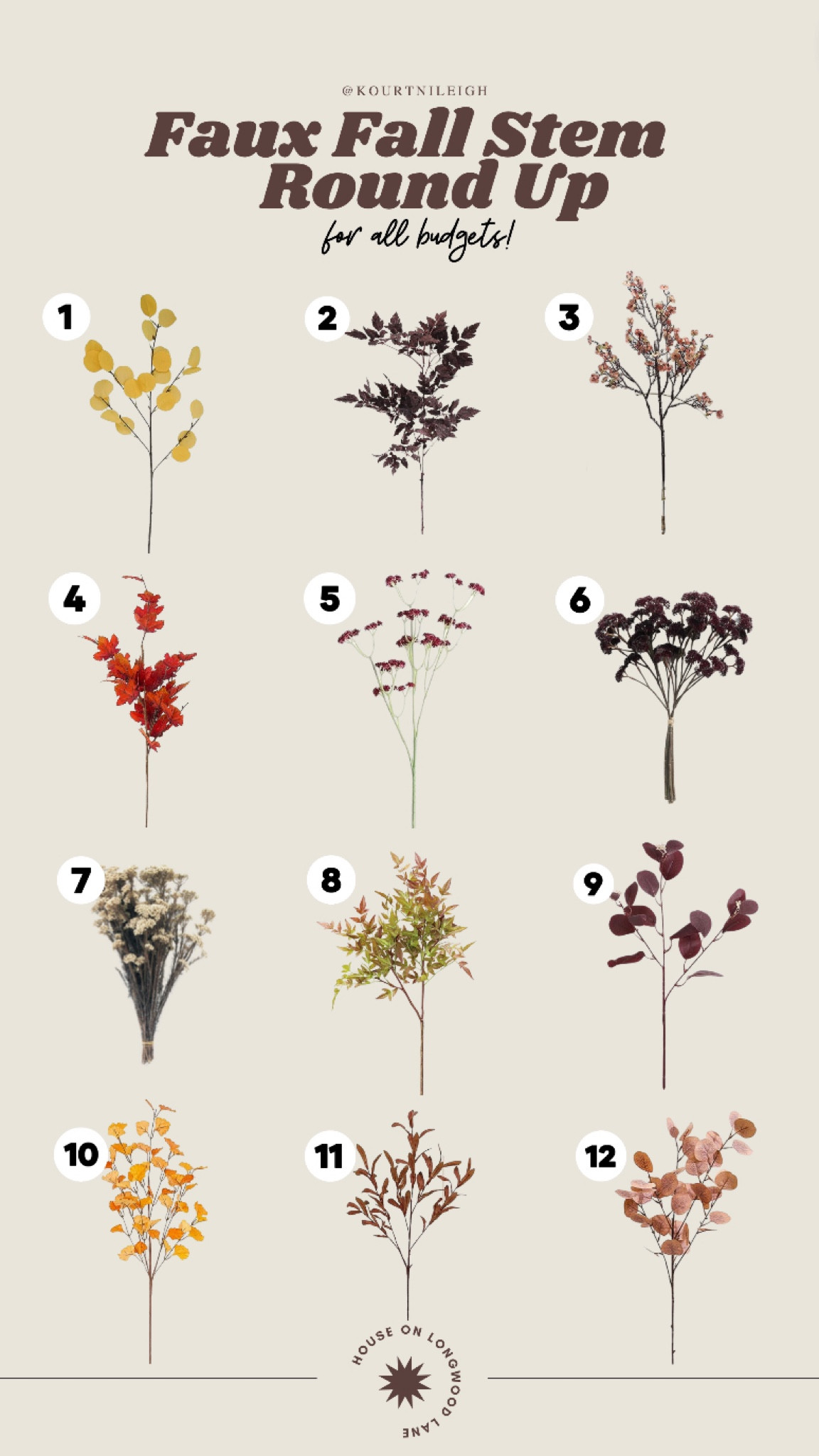 fall stems round up for all budgets! 

#LTKSeasonal #LTKFallSale #LTKHome
