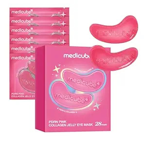 medicube PDRN Pink Collagen Jelly Eye Mask | Hydrogel Eye Patches with PDRN, Collagen, NAD | Refr... | Amazon (US)