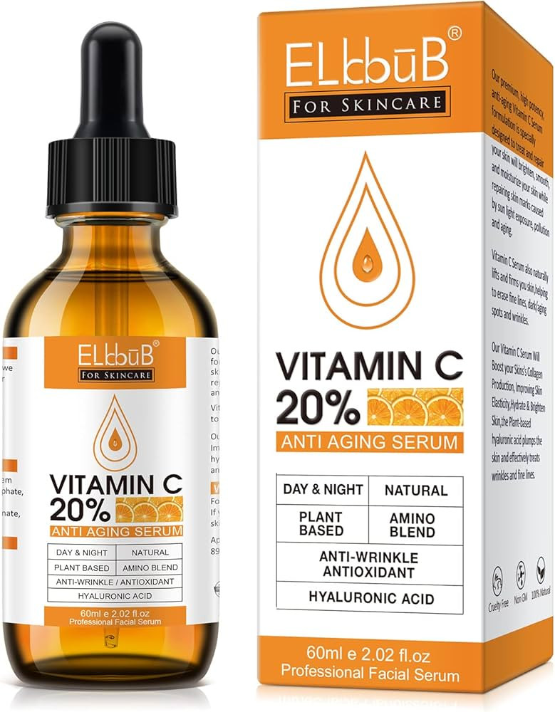Premium 20% Vitamin C Serum For Face with Hyaluronic Acid, Retinol & Amino Acids - Boost Skin Col... | Amazon (US)