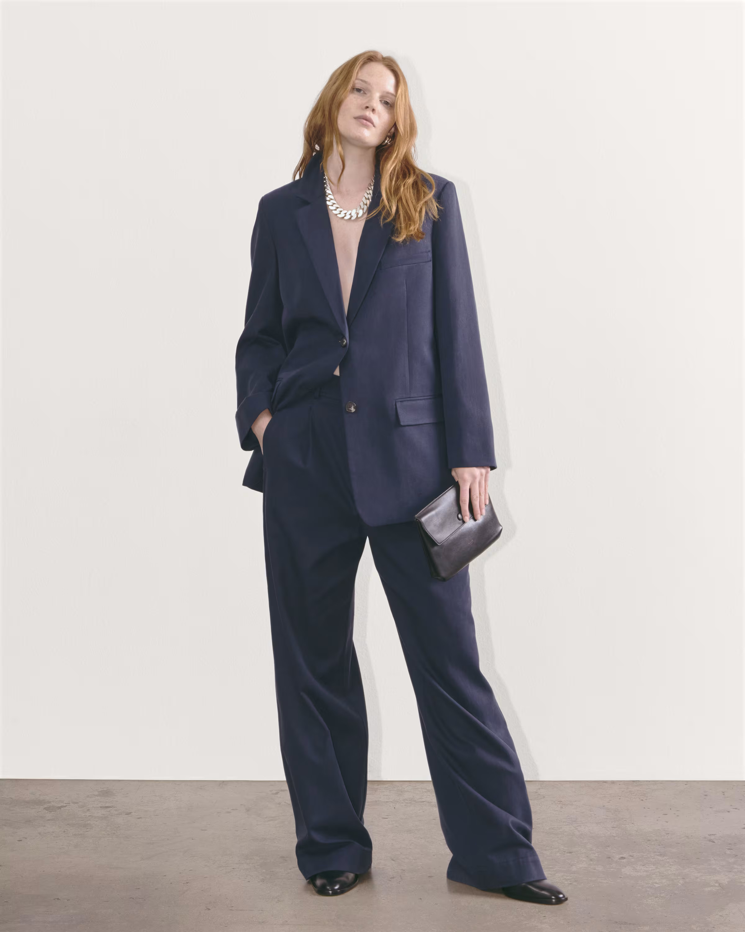 The Draper Pleated Pant in Buttersmooth | Everlane