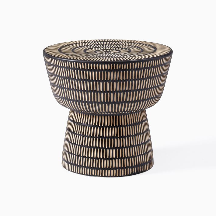 Faroe Textured Side Table (13") | West Elm (US)