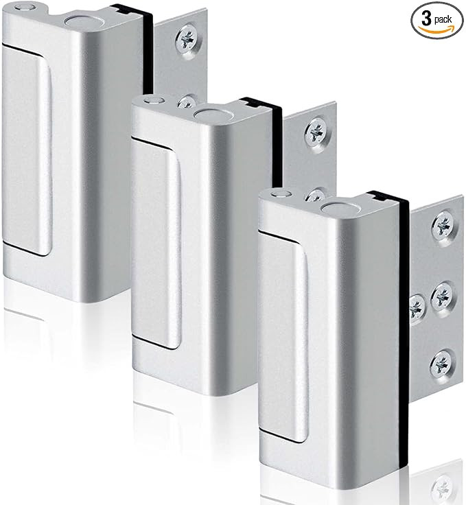 3PACK Home Security Door Reinforcement Lock Childproof, Add High Security to Home Prevent Unautho... | Amazon (US)