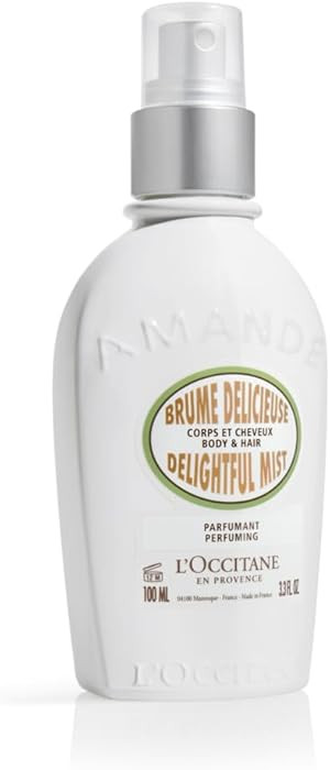 L'OCCITANE Almond Hair & Body Mist, Lightweight Fragrance Spray, Sweet Gourmand Vanilla Scent, Hy... | Amazon (US)