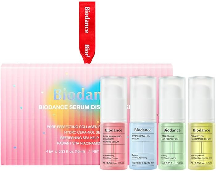 BIODANCE Serum Discovery Set: 4 Mini Serums Set, Holiday Christmas Gifts, Stocking Stuffers for t... | Amazon (US)