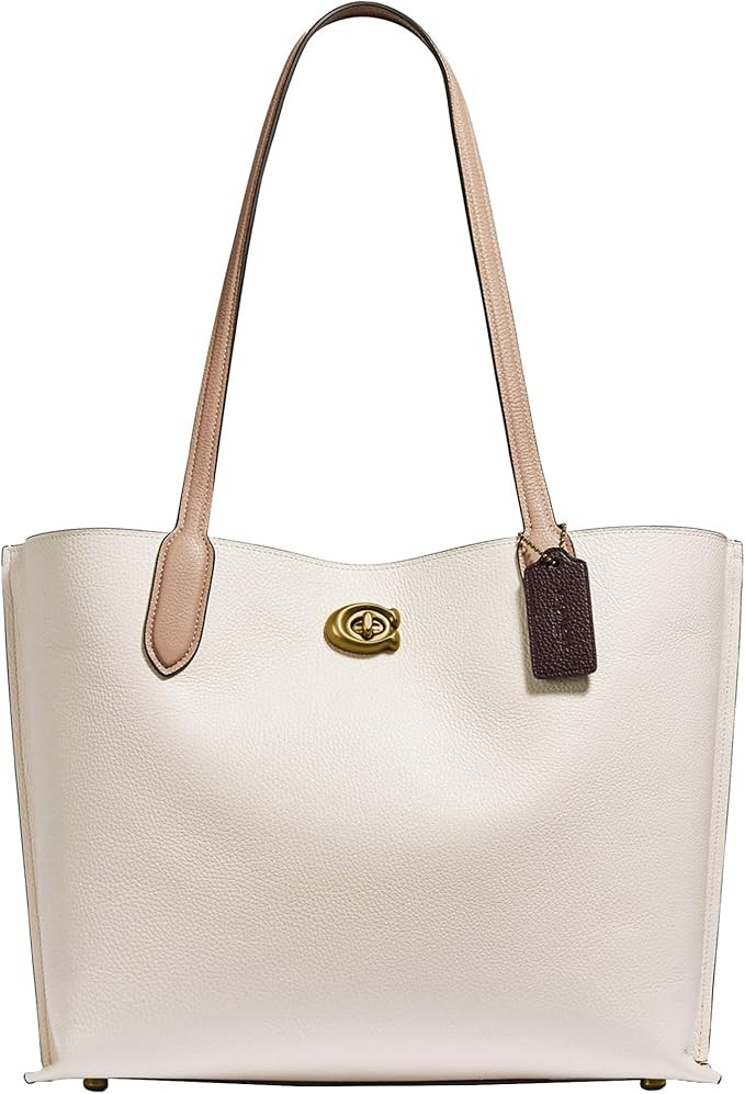 Coach Polished Pebble Leather Willow Tote | Amazon (US)