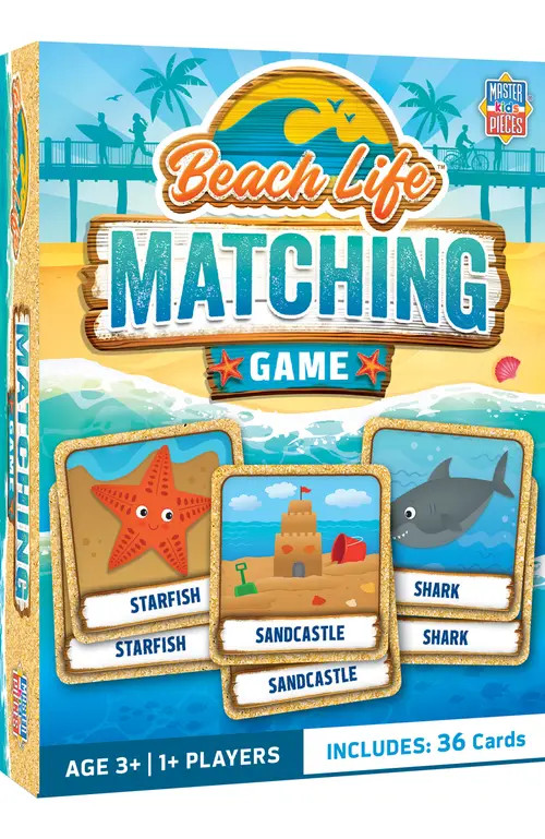 MASTERPIECES Beach Life Matching Game in Multicolor at Nordstrom | Nordstrom