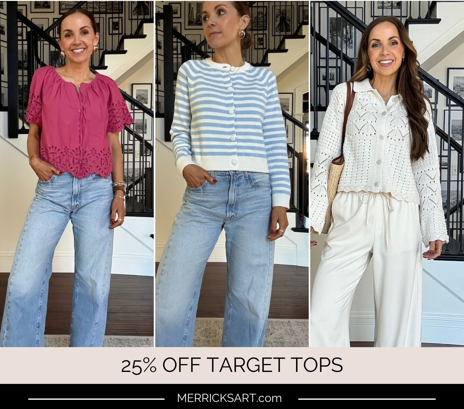 25 % off @target tops- great time to stock up on better than basic pieces to wear all spring.  

 

#LTKSaleAlert