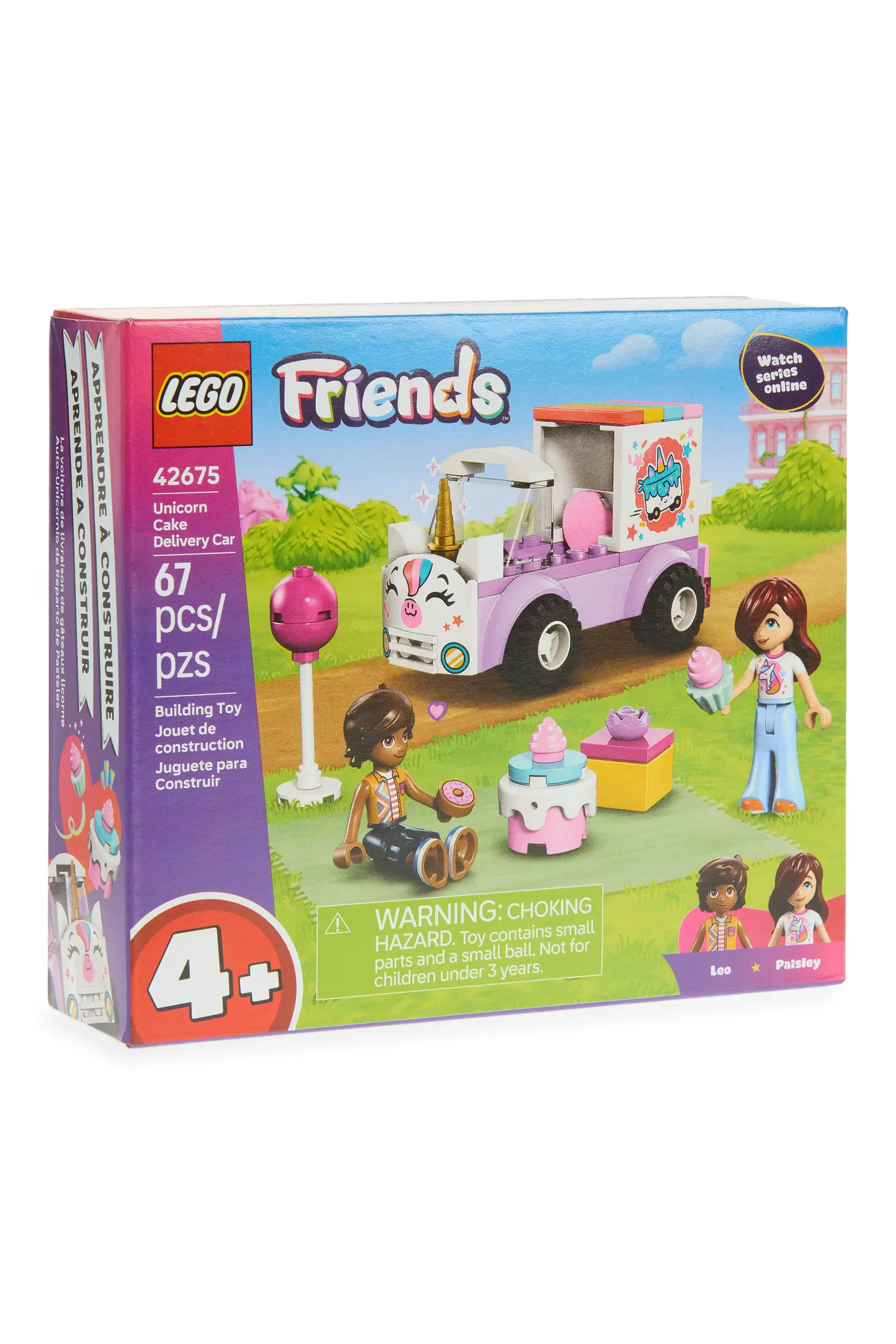 LEGO 4+ Friends Unicorn Cake Delivery Car - 42675 | Nordstrom | Nordstrom